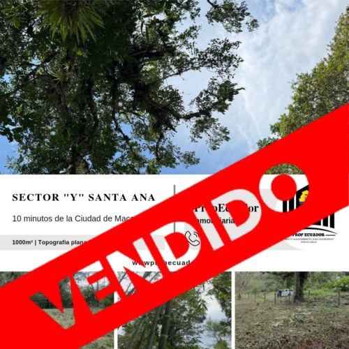 VENDIDO Y DE SQANTA ANA 🌿 Terreno en venta a 5 minutos de la vía principal en la "Y" de Santa Ana vía Macas-Puyo 🏞️📍