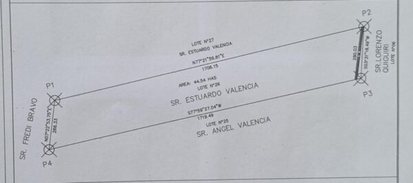 plano finca de 44 has palora Finca en Palora 44 HAS