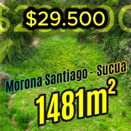 Barrio la cruz 1481m² <<Sucúa - Via Tambache>>