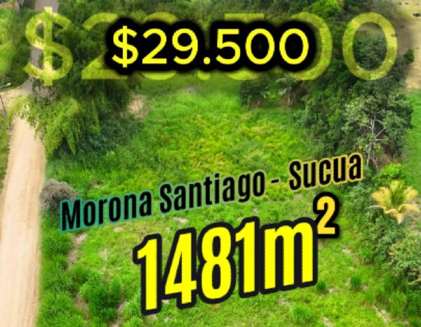 Barrio la cruz 1481m² <<Sucúa - Via Tambache>>