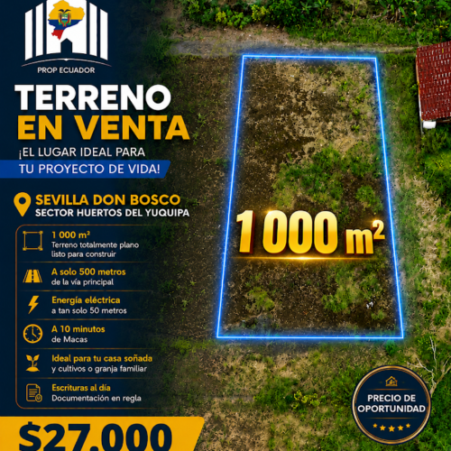 HUERTOS DEL YUQUIPA (SEVILLA DON BOSCO) 1 000m2